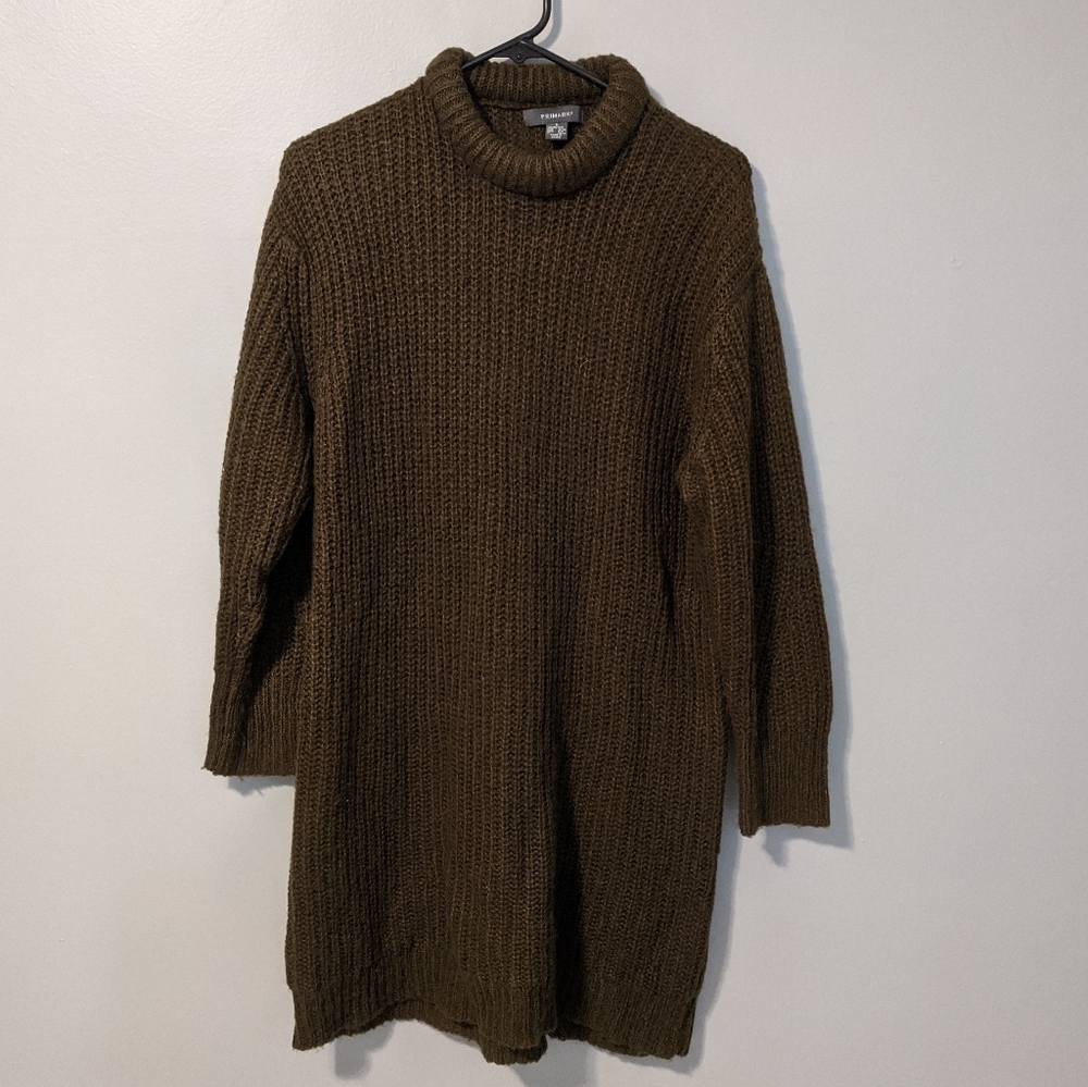 Mock Neck Sweater Dress